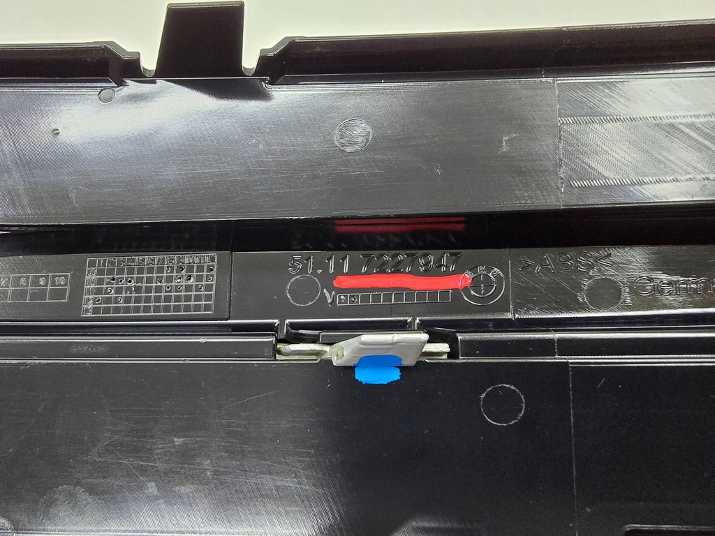 фото №9, Решітка решітка радіатора бампера bmw 3 e92 e93 lci lift 09- ліва перед