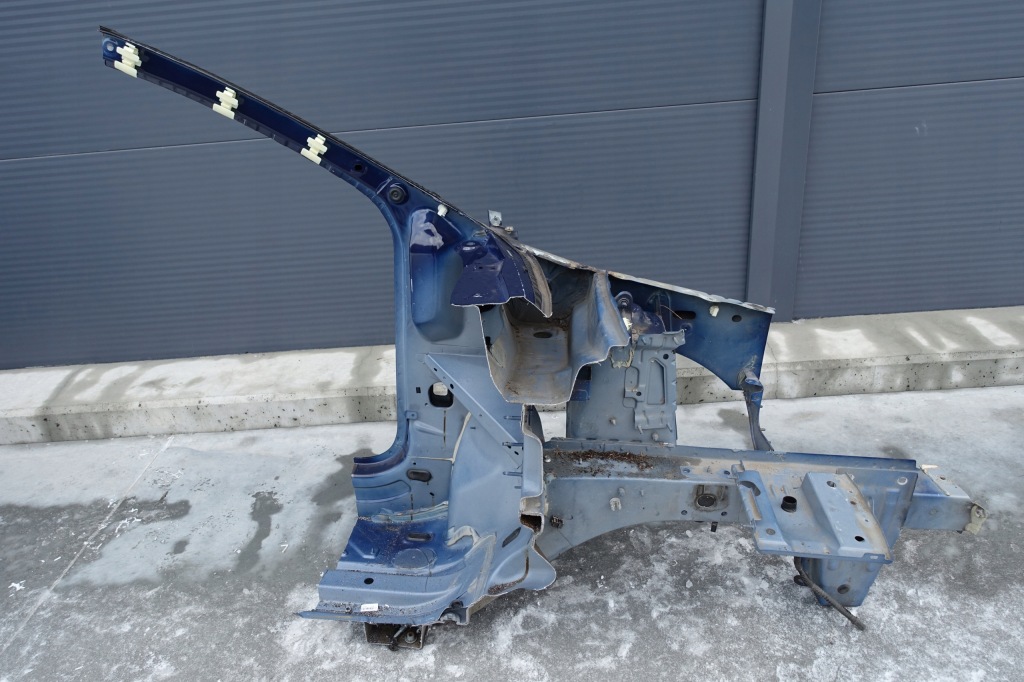 фото №2, Dacia sandero ii lift чверть ліва лівий перед підкрилок лонжерон блок двигуна