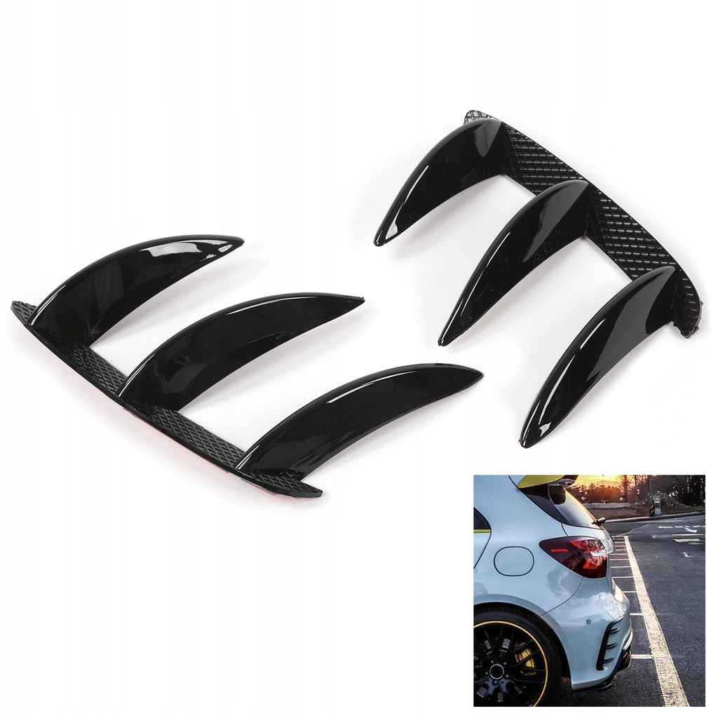 фото №8, 2 szt. заміна заднього бампера канард спліттер