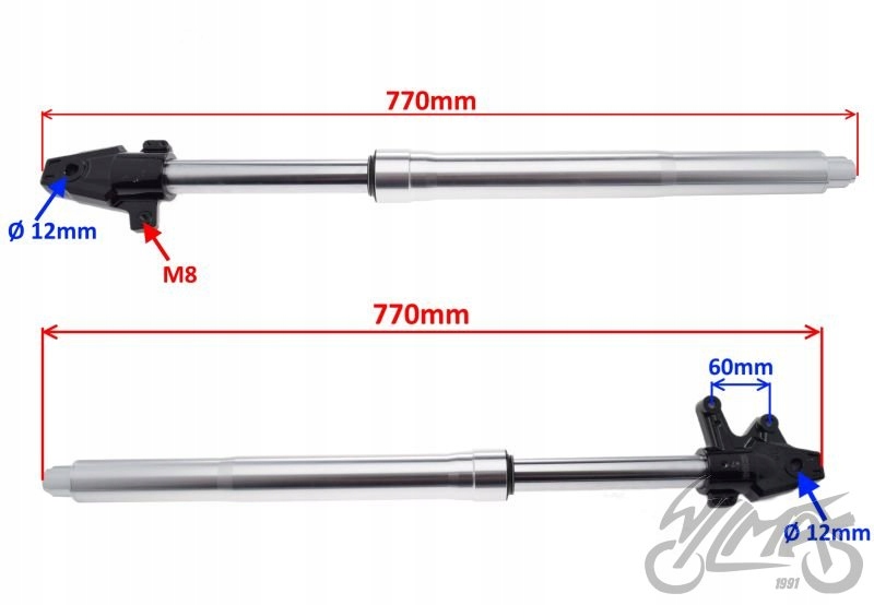 фото №3, Амортизатор перед do junak 905 pkl