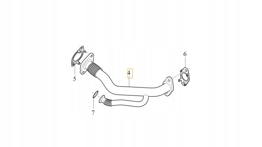 фото №1, Оригинальная трубка шланг egr volvo xc60/xc90/s90/v90