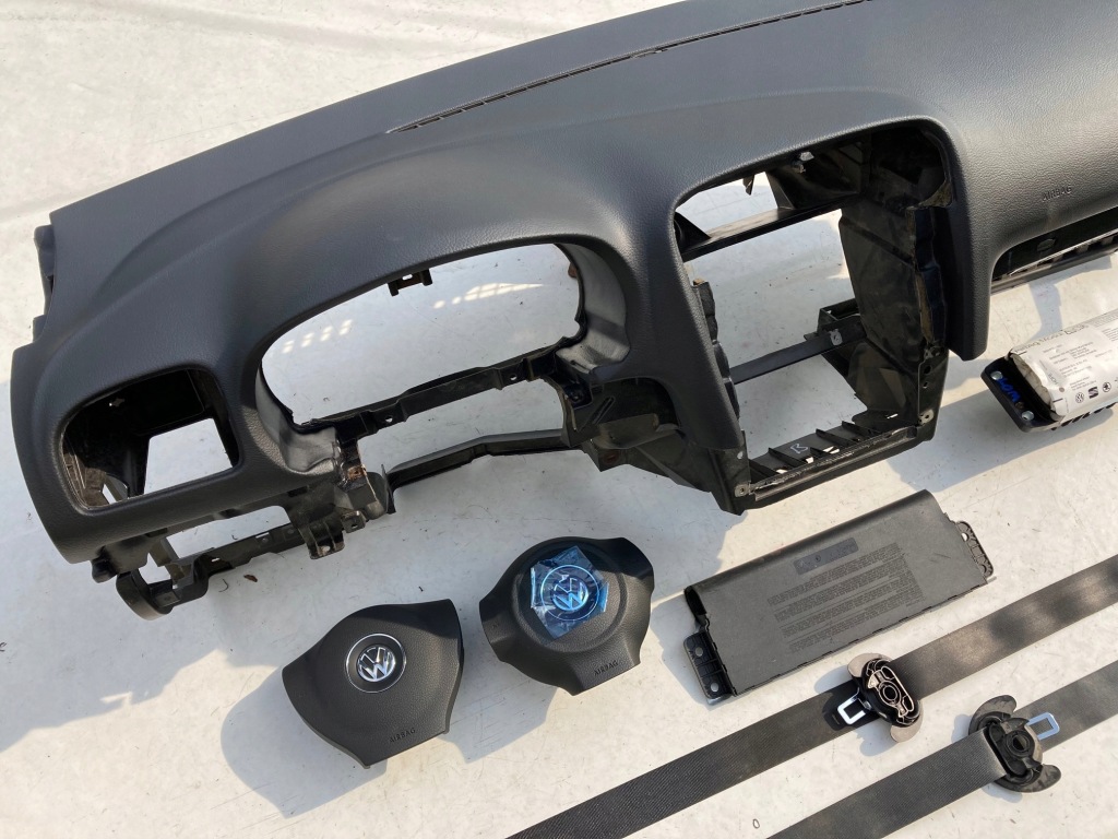 фото №4, Vw golf vi 6 приборная панель приборная панель консоль подушки безопасности ремни