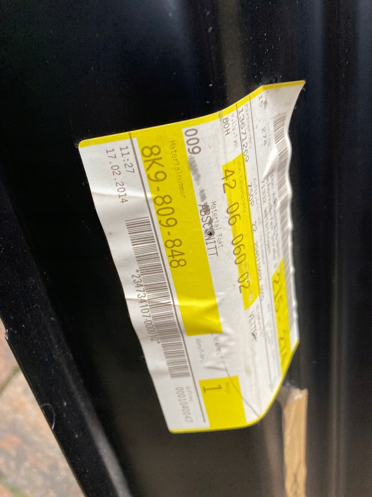 фото №9, Audi a4 b8 s-line 8k9809848 порог блок двигателя обшивка