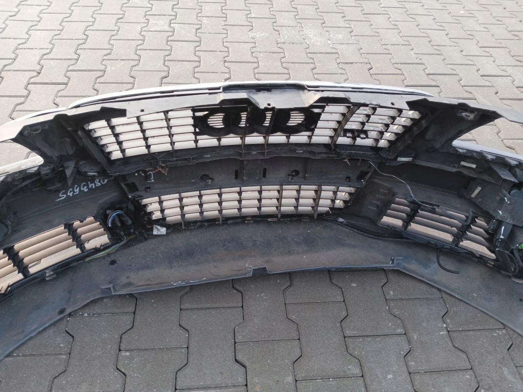 фото №9, Audi a8 d3 lift 1szy бампер перед решётка радиатора решётки pdc ly5x
