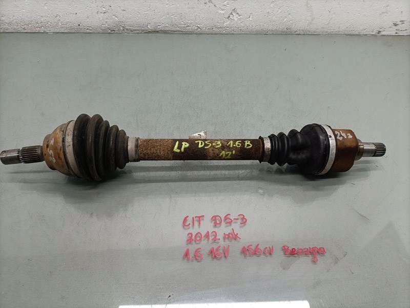 фото №1, Приводной вал левая citroen ds3 1.6 thp