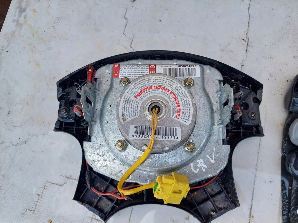 фото №6, Подушка pasaera водія датчик ремені air bag набір honda cr-v ii 2 01-eu