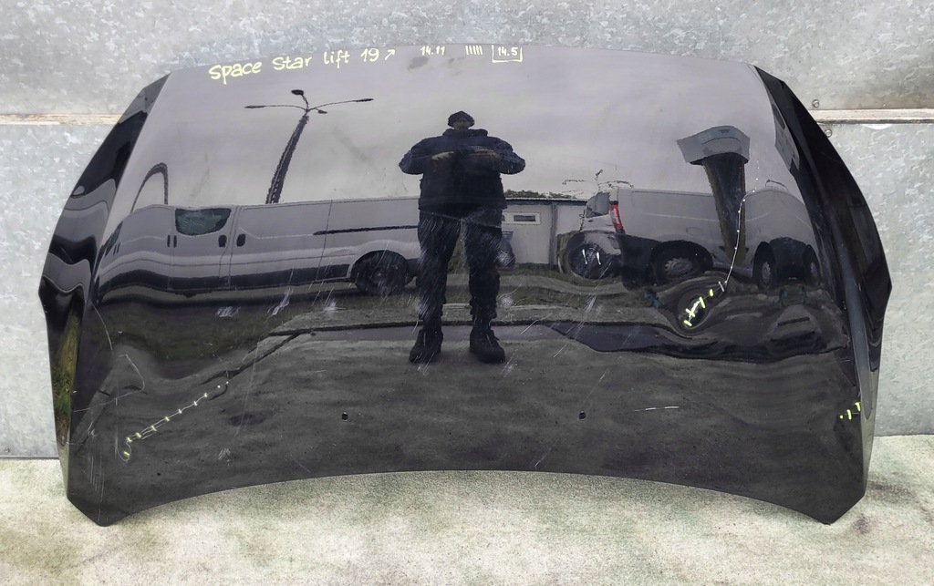 фото №10, Капот mitsubishi space star przed liftem 2012-15 / lift 2019-