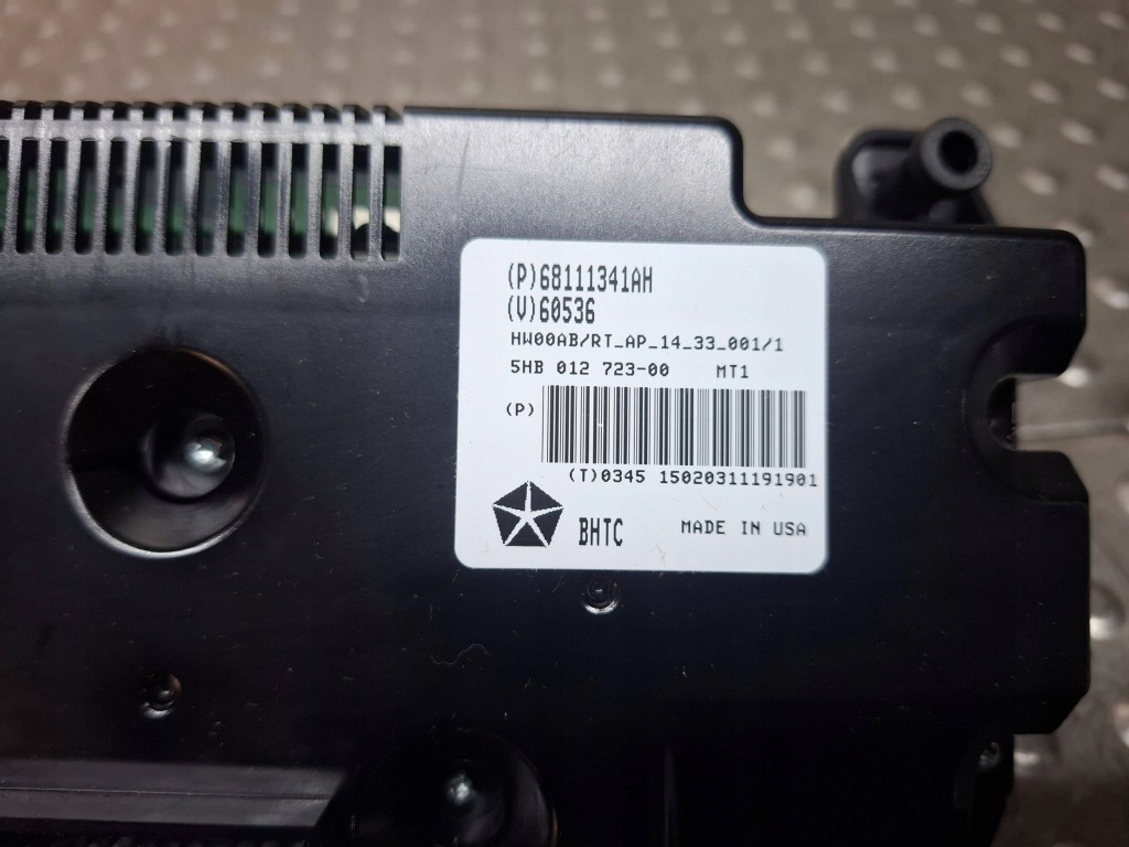 фото №6, Панель керування кондиціонер i обігрів p68111341ah dodge grand caravan