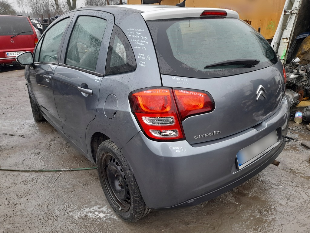 фото №11, Citroen c3 ii лампа левый задняя левая задняя крышка багажника