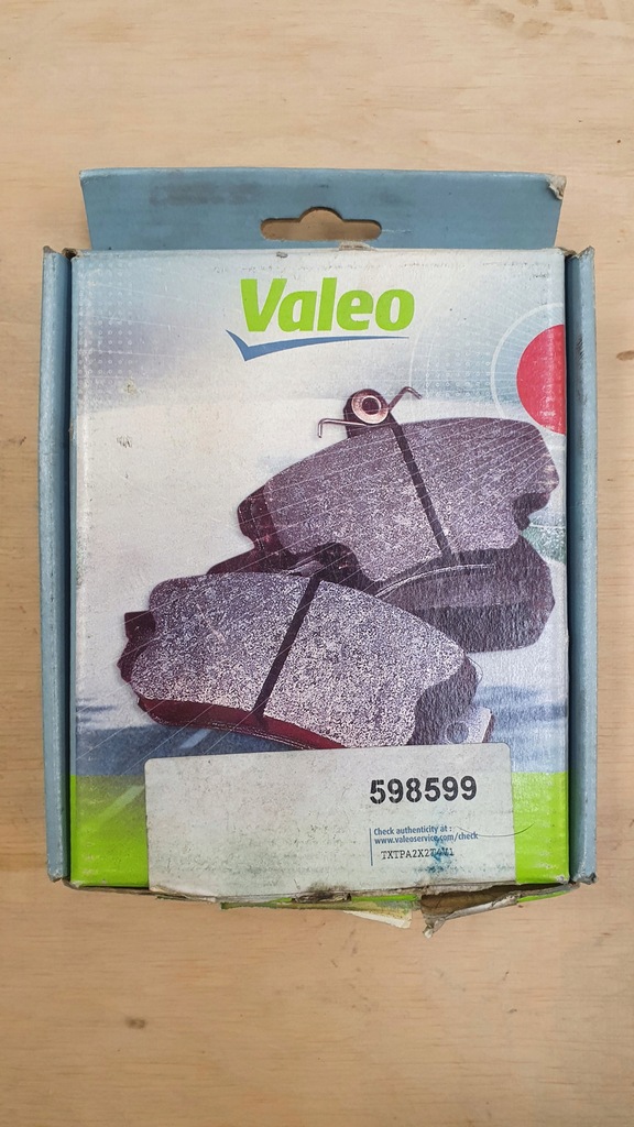 фото №1, Valeo 598599 гальмівні колодки гальмівні renault