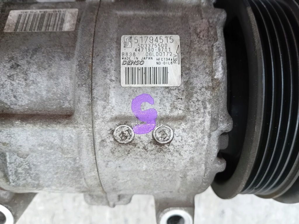 фото №6, Насос, компресор кондиціонера fiat bravo ii 51794515 447190-9701 1.4 t-jet