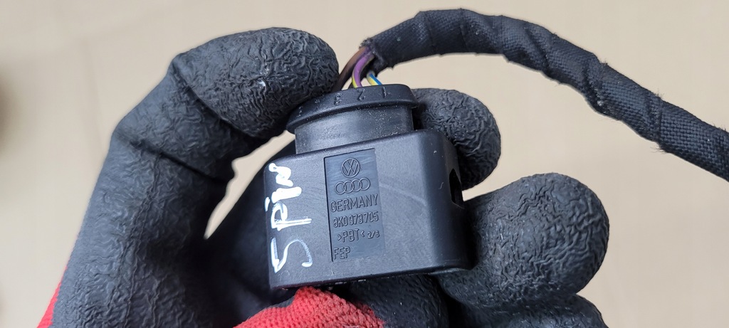 фото №6, A3 8v wtycza колодка 8k0973705 5 pin vw golf vii tiguan