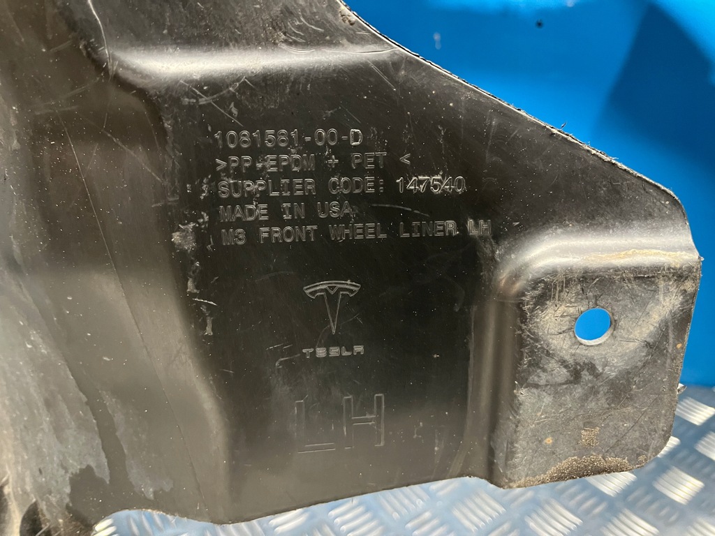 фото №4, Tesla model 3 підкрилок лівий перед ліва передні
