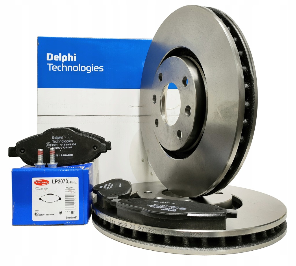 фото №1, Delphi lp2070 набір гальмівних колодок гальмівних, гальма дискові