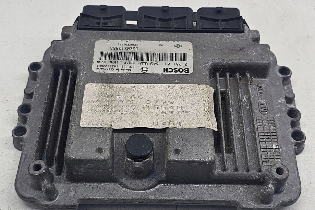фото №2, Бортовой компьютер двигателя ecu renault grand scénic ii jm0/1_ 8200310863 2.0l