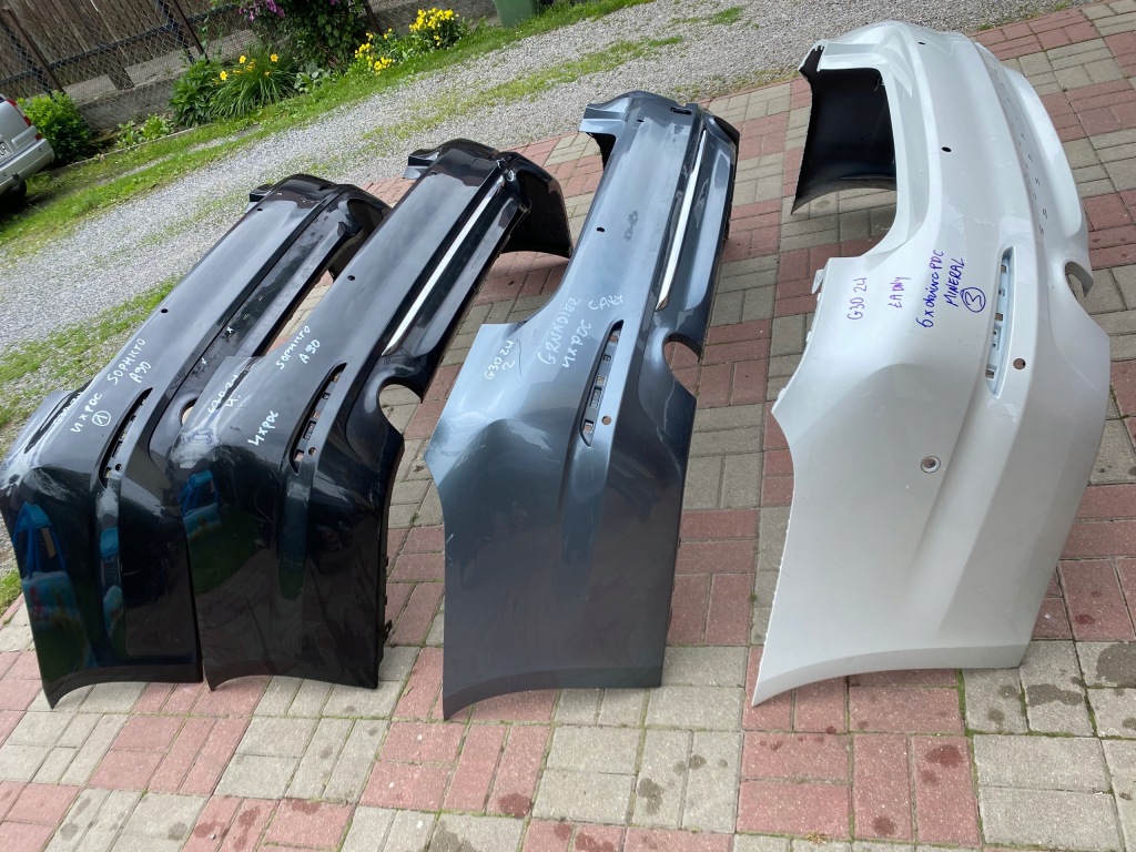 фото №1, Bmw 5 g30 przedlift бампер задній звичайний pod накладка хром