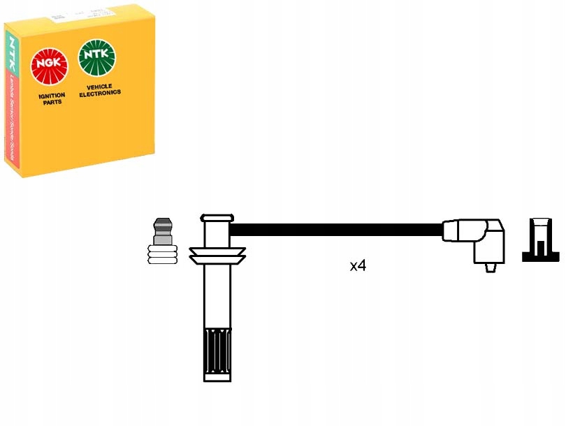 фото №1, Набор трубопровод зажигания lancia kappa 2.0 02.95-10.01 ngk