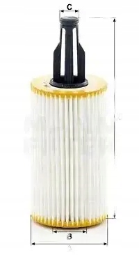 Купить Фильтр масла hu 7025 с mann-filter