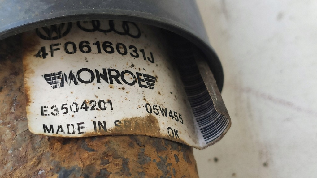 фото №7, Audi a6 c6 амортизатор лівий задня 4f0616031j