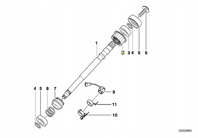 фото №9, Bmw подшипник вала колонки рулевого оригинал