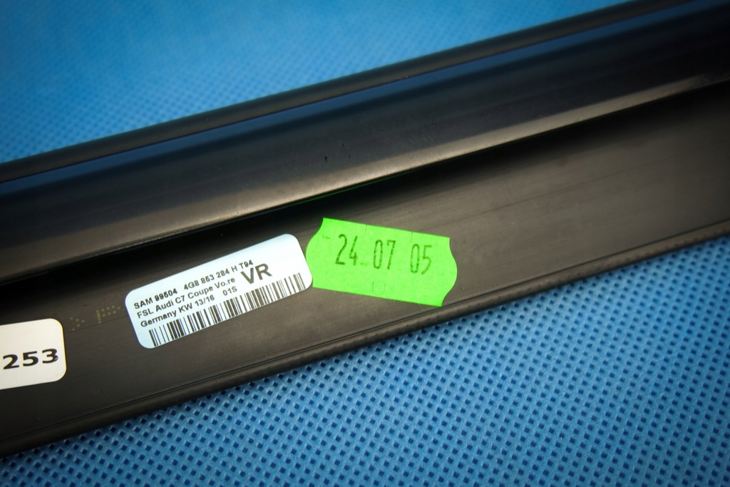 фото №9, Молдинг хромированная black дверь перед правый audi a7 s7 rs7 4g8 4g8853284h t94