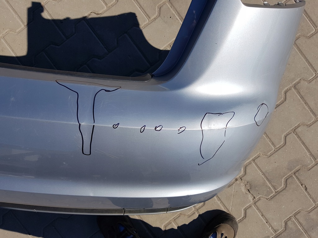 фото №7, Audi a3 8p lift s-line бампер задняя 5d sportback