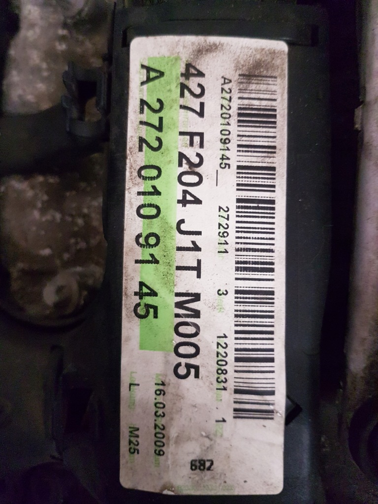 фото №10, Mercedes c230 w204 07-09 двигатель 2.5 v6 usa 272911