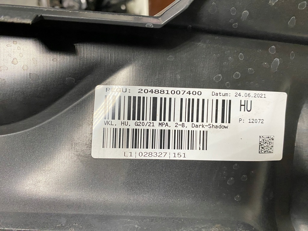 фото №14, Дифузор спойлер бампера задня задній bmw 3 g20 g21 m-pakiet