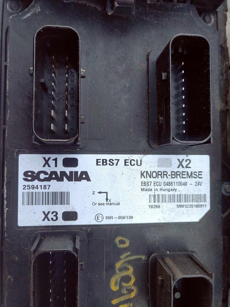 фото №1, Блок керування ebs7 scania r ngs 2594187