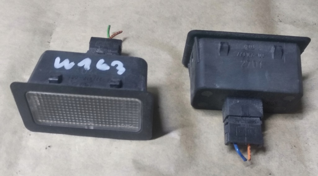 фото №1, Лампа приборная панель бардачка mercedes ml w163