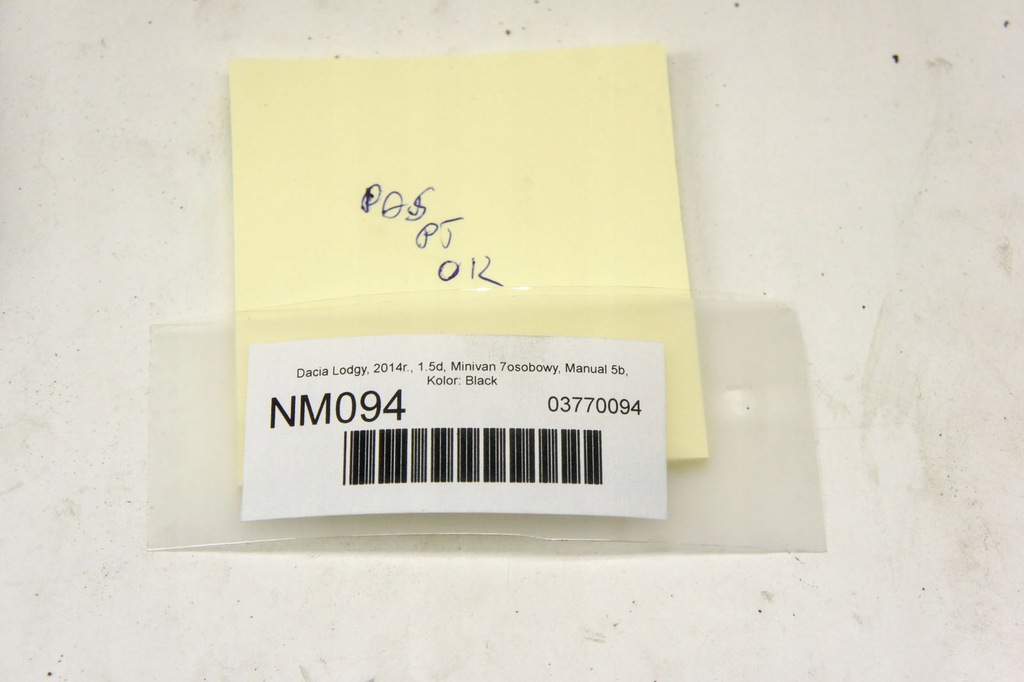 фото №8, Nm094 dacia lodgy pas безпеки правий задня