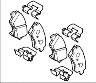 фото №1, Гальмівні колодки гальмівні задня hyundai tucson 2015-2020