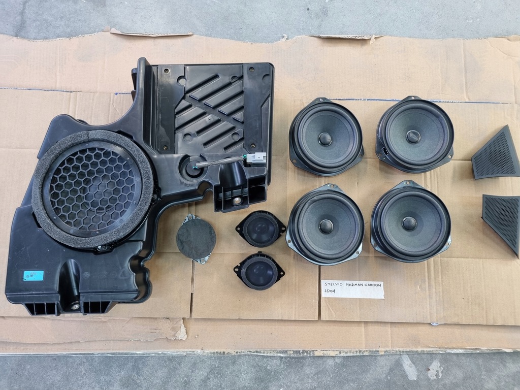 фото №1, Набор динамиков harman cardon alfa romeo stelvio idealny kompet