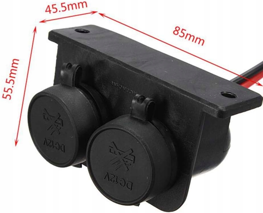 фото №7, Подвійний адаптер do роз'єм прикурювача автомобільний, 12 v,