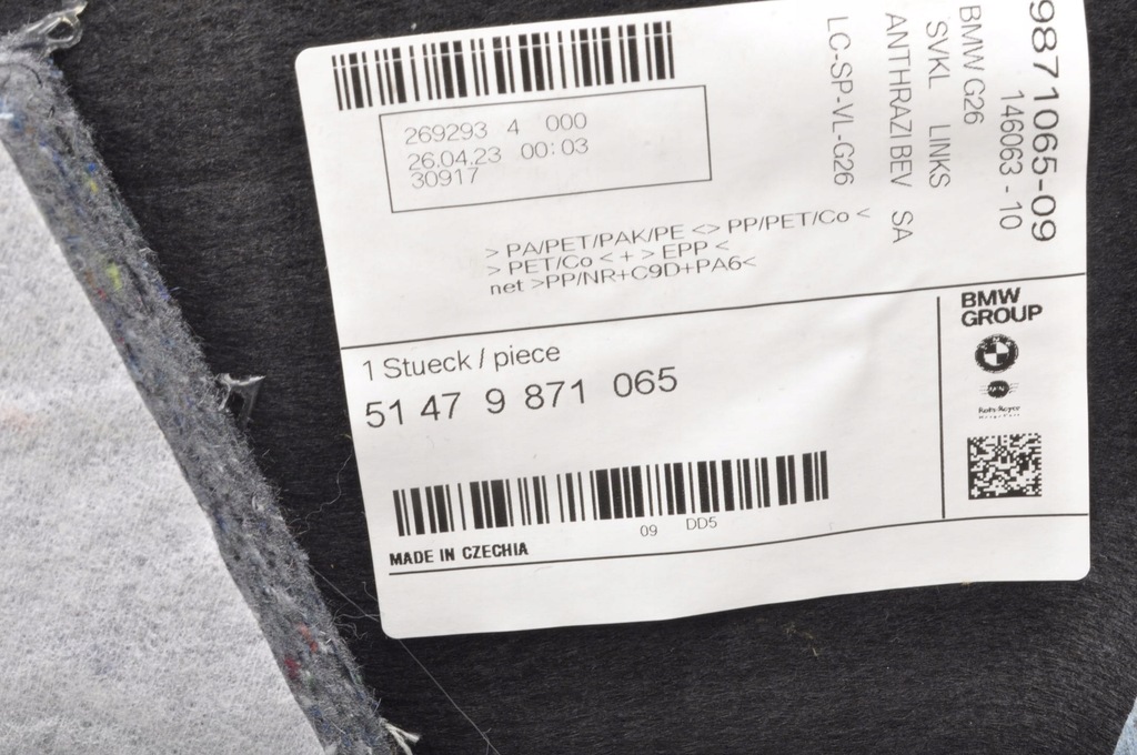 фото №9, Bmw i4 g26 обшивка багажника лівий 9871075