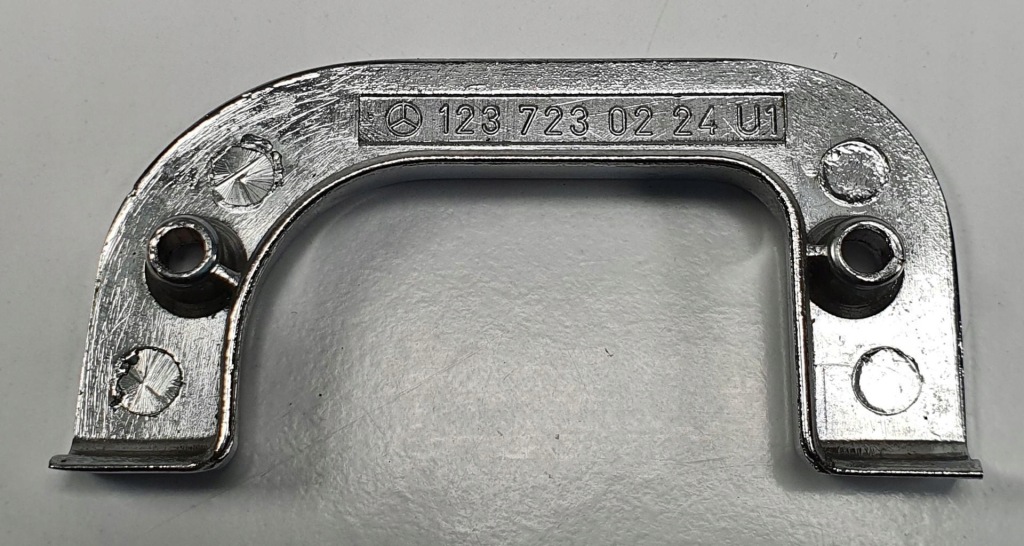 фото №2, Пластик защита замка дверь хром mercedes w126