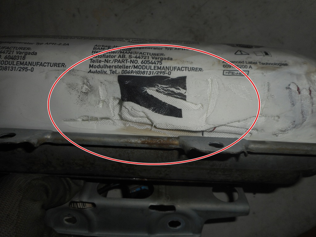 фото №3, Mini cooper r56 подушка подушка безопасности пассажира 39275573501