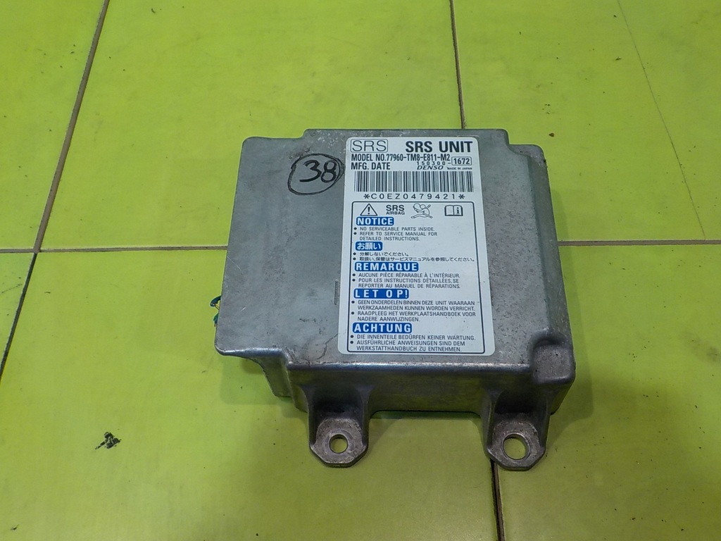 фото №1, Honda insight ii 1.3 ima 10r 5d датчик модуль подушка безпеки 77960-tm8-e811-m2