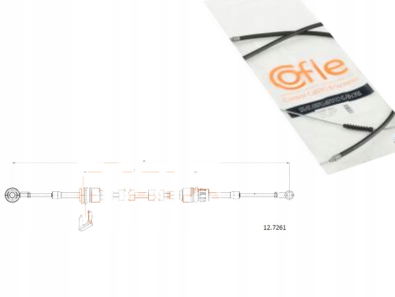 фото №1, Cofle 12.7261 натяжитель тросы, ручной коробка передач передач