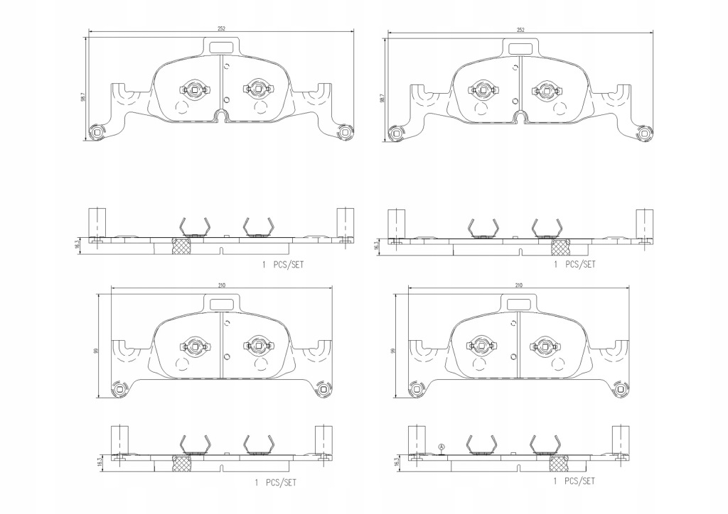 Купить Тормозные колодки тормозной. audi a4 15- перед