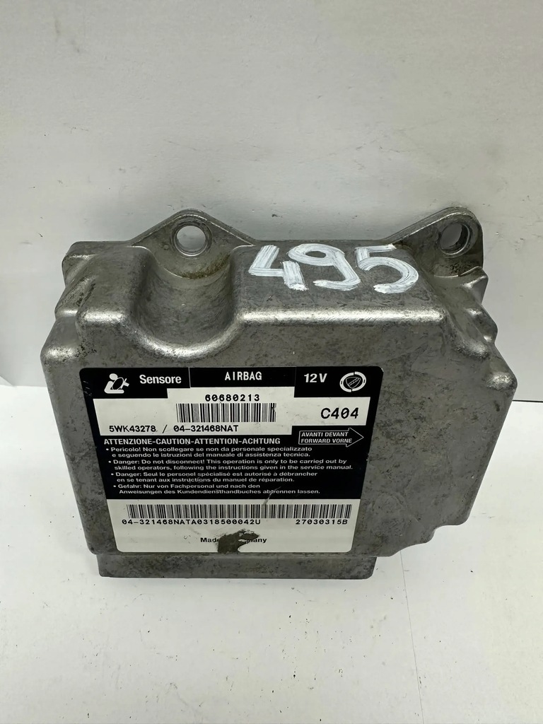 фото №3, Датчик подушка безопасности alfa romeo 156 fl 60680213