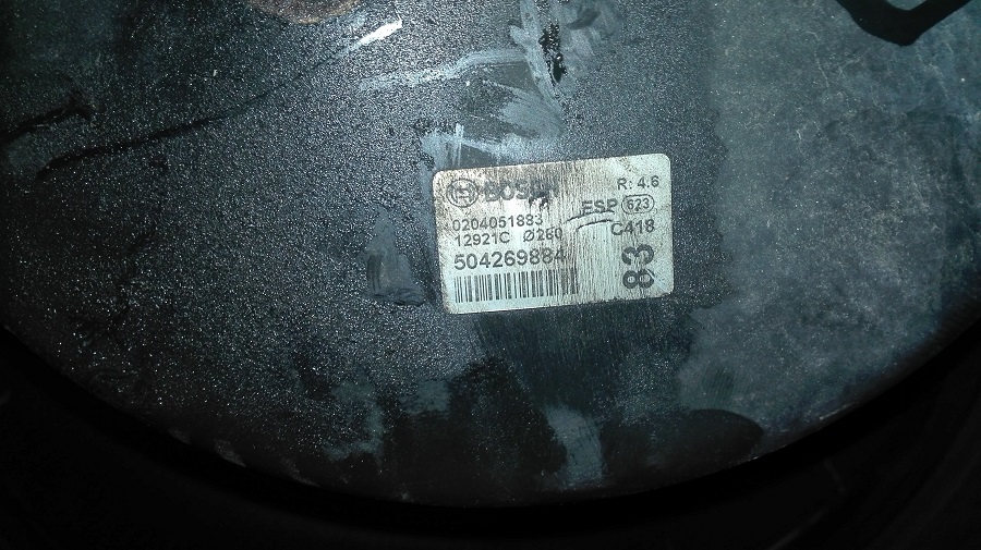 фото №1, Усилитель тормозов iveco 504269884