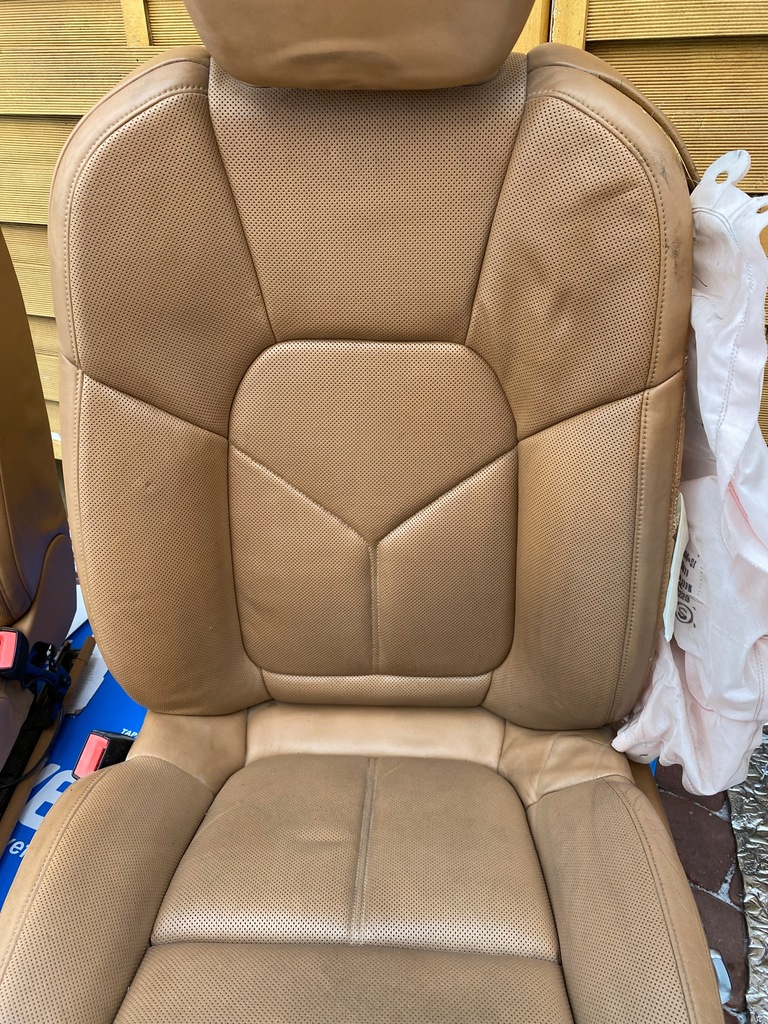 фото №9, Cayenne 7p5 4.8 сиденье водителя пассажира заднее сиденье задняя сиденья комплект espreso