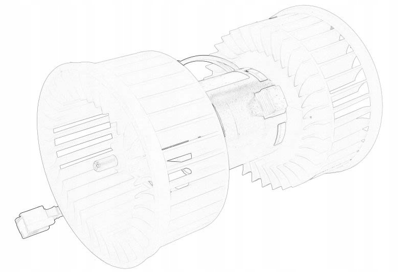 фото №1, Двигун вентилятор 24v оригінальний номер iveco 42574103