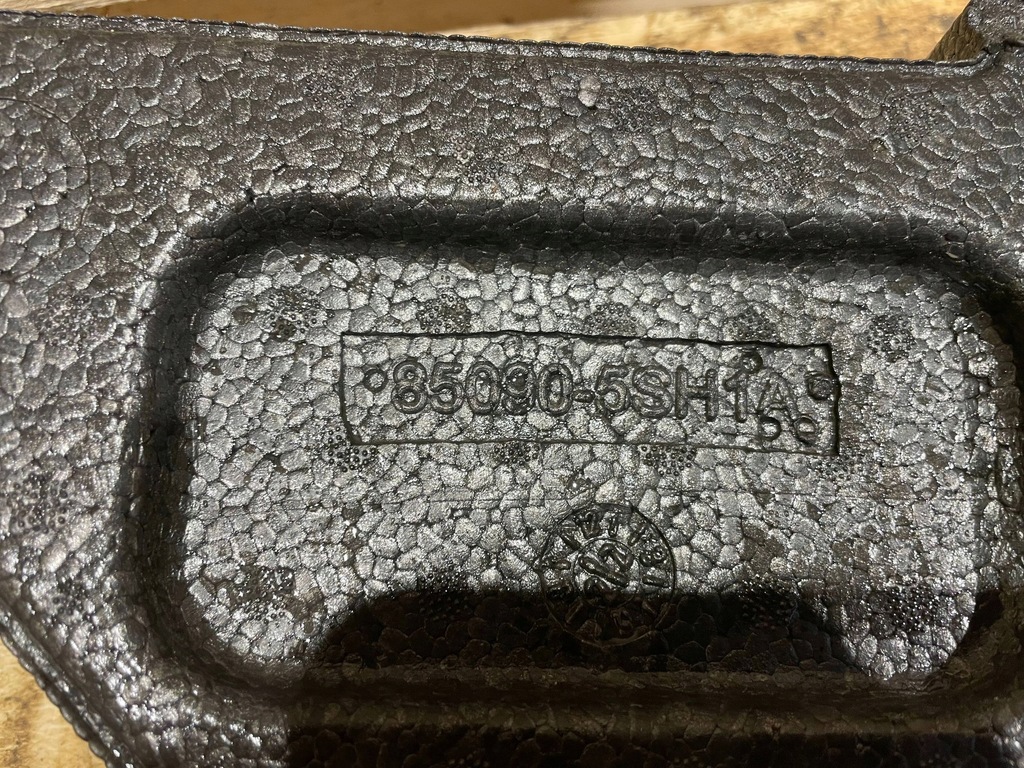 фото №9, Nissan leaf ii 2 17- абсорбер піна підсилювач бампера задня задній