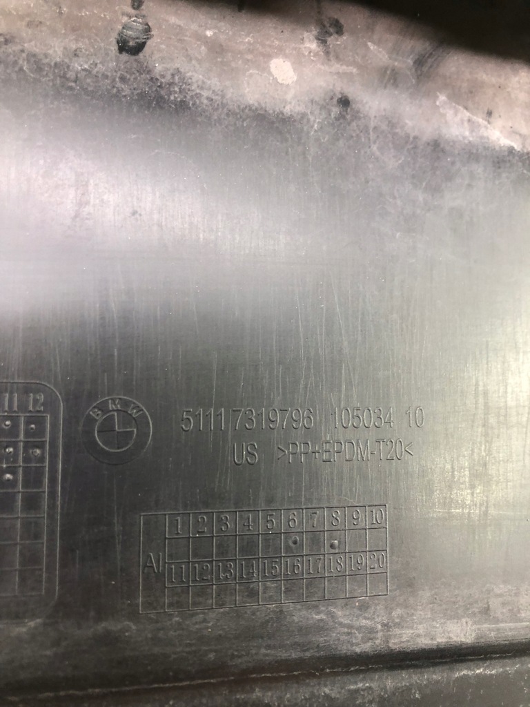 фото №14, Bmw x6 f16 защита бампера обшивка pod бампер 7319796