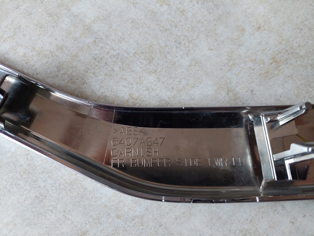 фото №5, Молдинг - хром бампера - mitsubishi eclipse cross