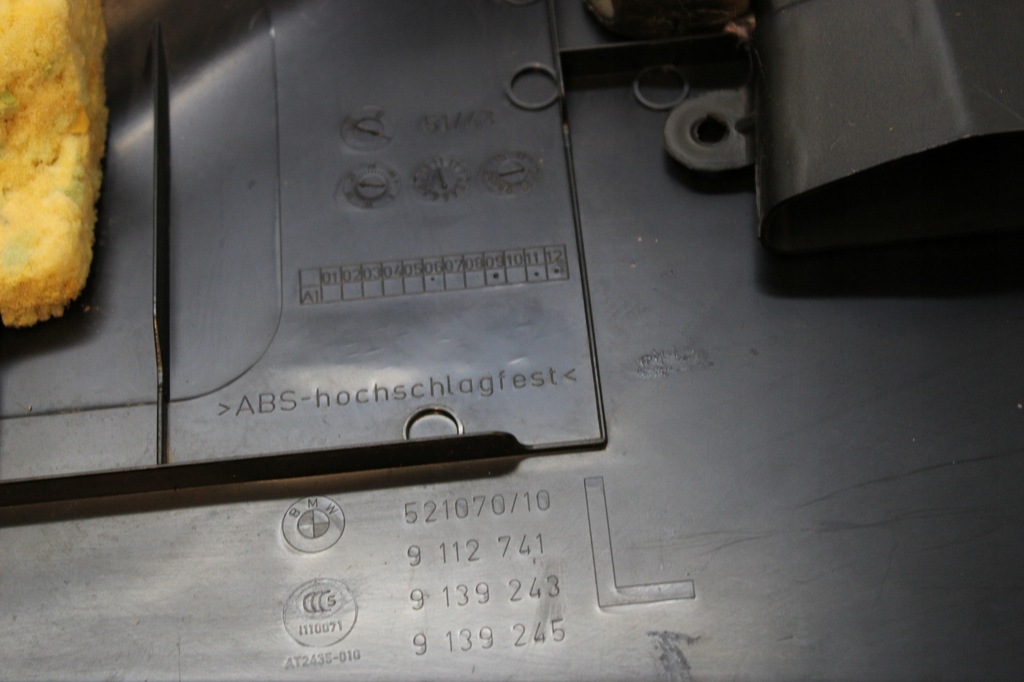 фото №10, 7340683 защита стойка b нижняя кожа 760i v12 левая + правая bmw f01 f02