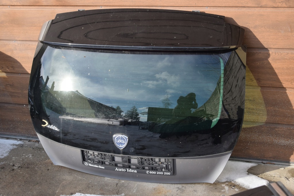 фото №4, Lancia delta iii крышка багажника стекло задняя kpl vr617 спойлер gold