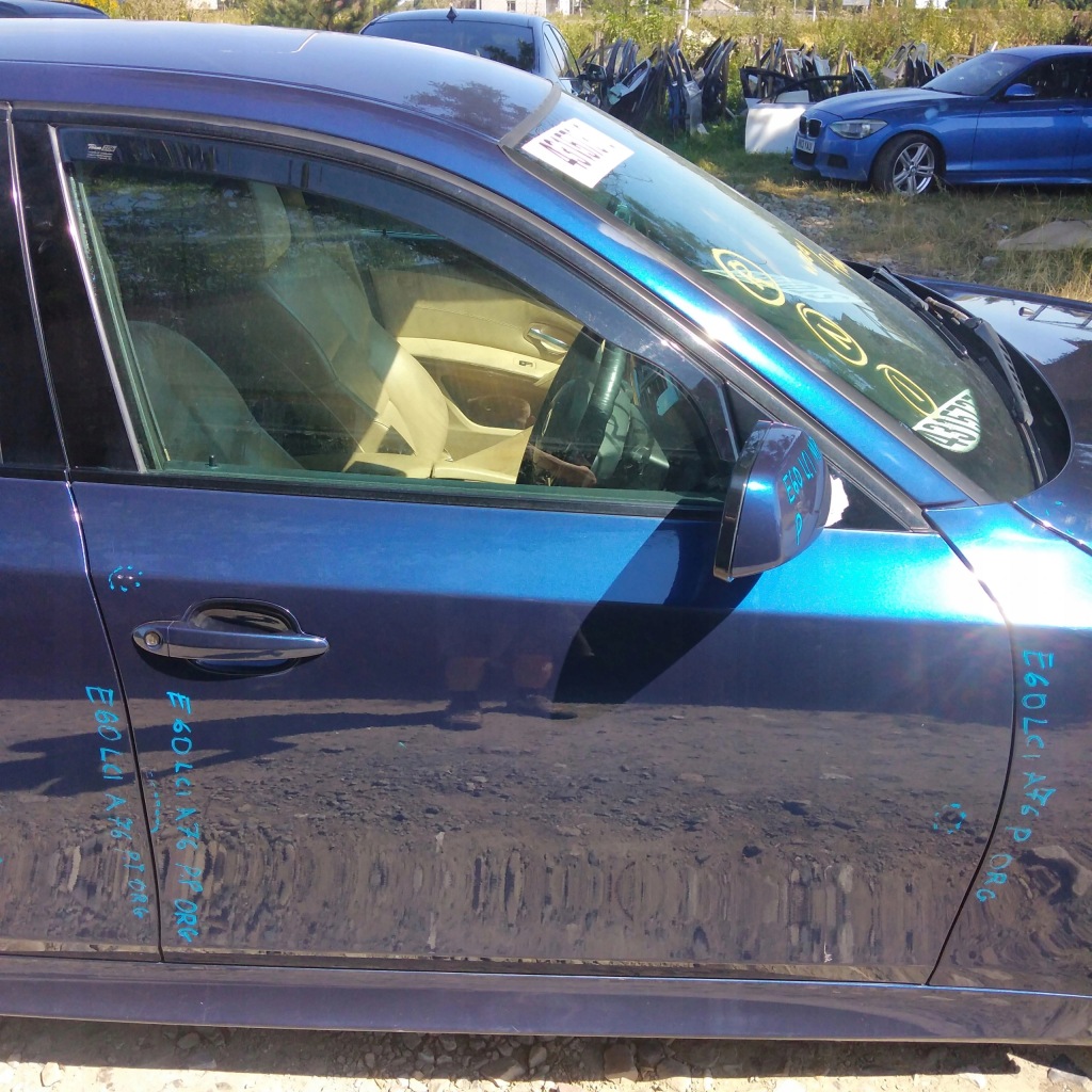фото №1, Дверь правое передние bmw e60 e61 a76/5 tiefseeblau